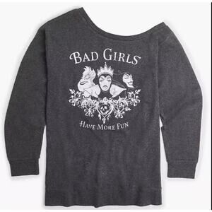 Disney Villains Bad Girls Have More Fun Off The Shoulder Sweater Womens 14/16